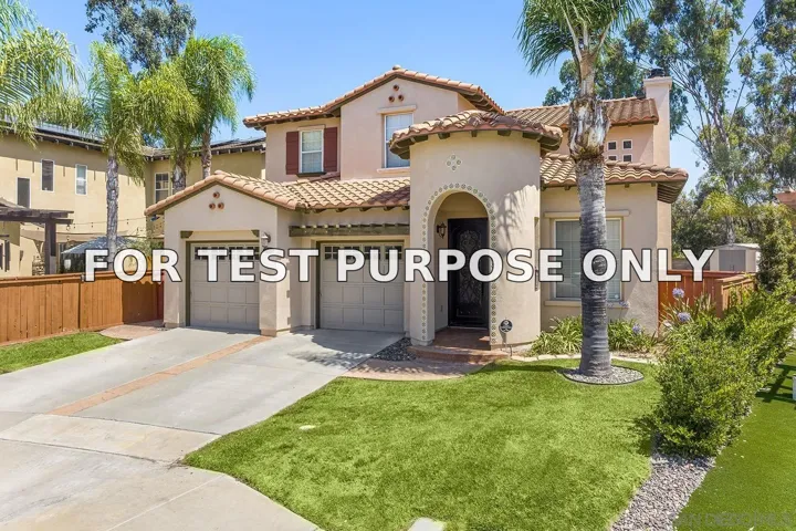 Demo/Test Data 723 Dry Creek Drive, Chula Vista, Ca 91914