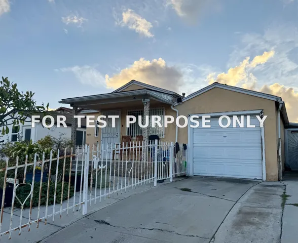 Demo/Test Data 51st St, San Diego, Ca 92115