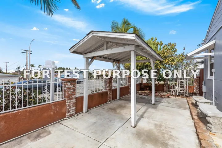 Demo/Test Data 729 Fourth Ave, Chula Vista, Ca 91910