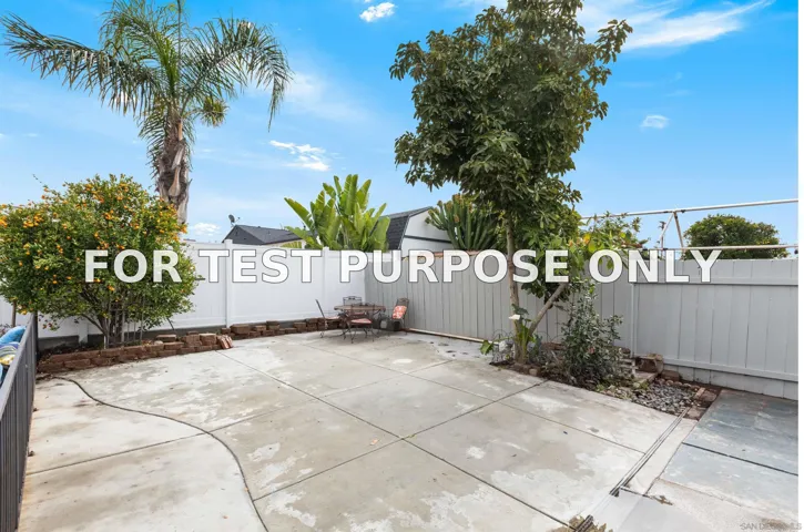 Demo/Test Data 729 Fourth Ave, Chula Vista, Ca 91910
