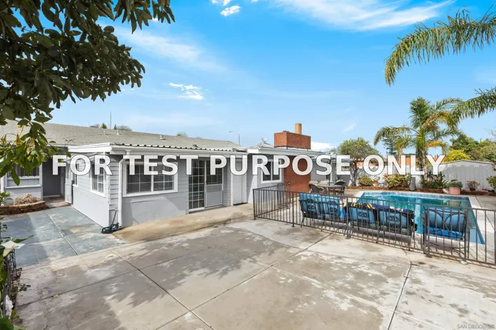 Demo/Test Data 729 Fourth Ave, Chula Vista, Ca 91910