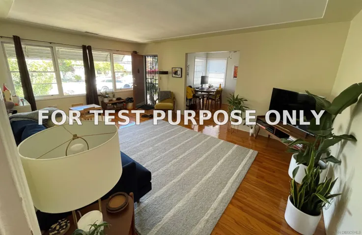 Demo/Test Data 3308-10 Gregory St, San Diego, Ca 92104