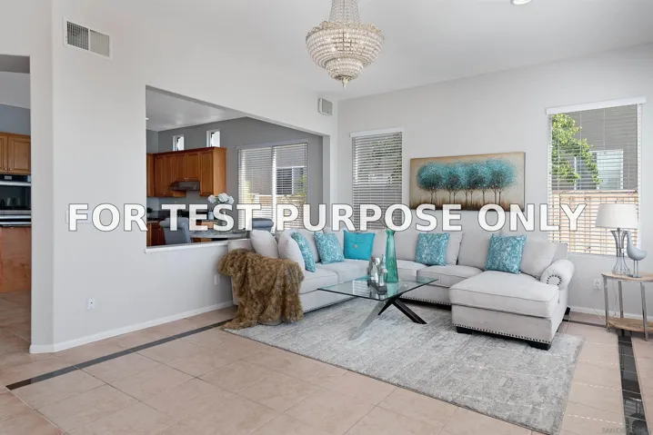 Demo/Test Data 12692 Belle Fleur Way, San Diego, Ca 92128