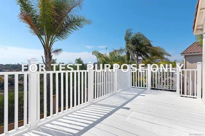 Demo/Test Data 12692 Belle Fleur Way, San Diego, Ca 92128