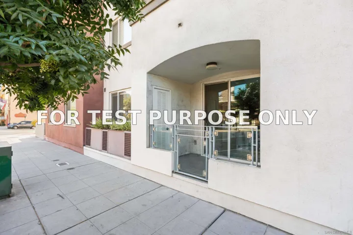 Demo/Test Data 1601 India St Unit 116, San Diego, Ca 92101