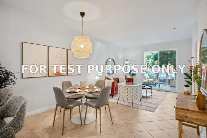 Demo/Test Data 1601 India St Unit 116, San Diego, Ca 92101