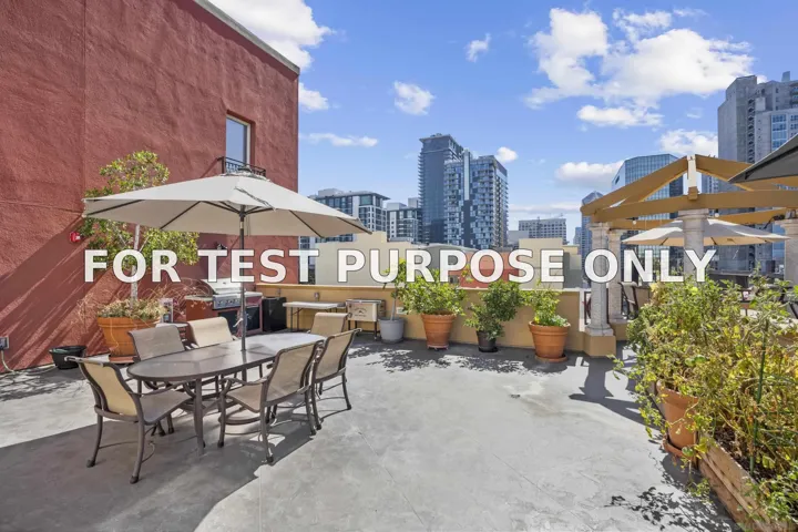 Demo/Test Data 1601 India St Unit 116, San Diego, Ca 92101