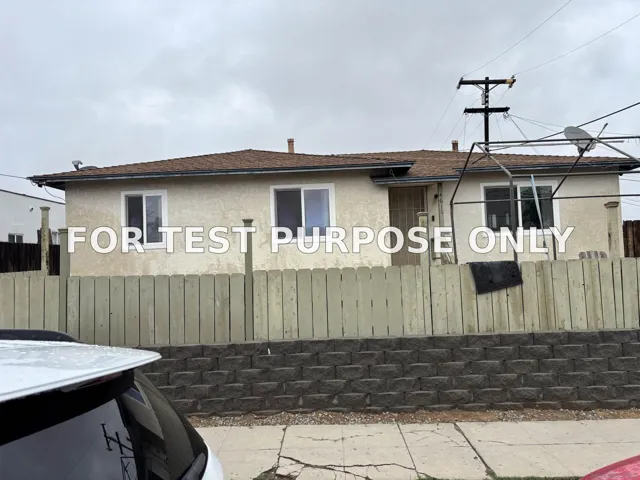 Demo/Test Data 4614-16 Landis St, San Diego, Ca 92105