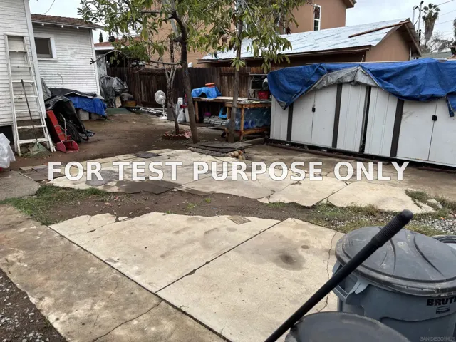 Demo/Test Data 4614-16 Landis St, San Diego, Ca 92105