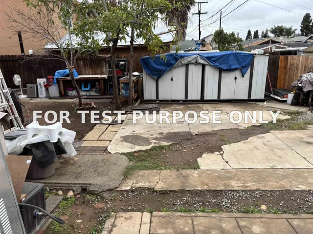 Demo/Test Data 4614-16 Landis St, San Diego, Ca 92105