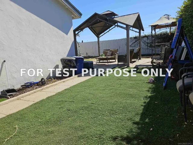 Demo/Test Data 394 Coralwood Dr, San Diego, Ca 92114