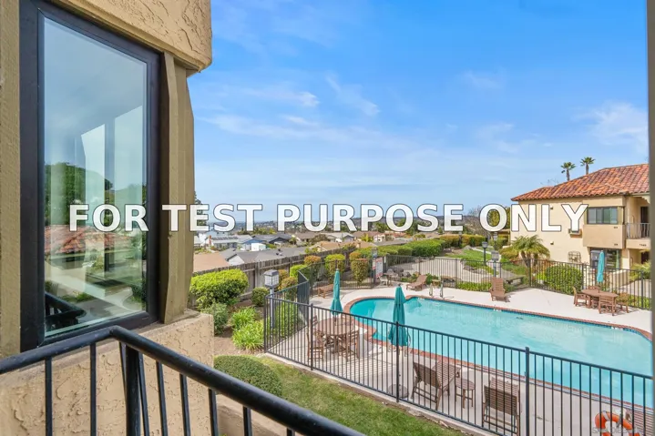 Demo/Test Data 7320 Park Ridge Blvd Unit 216, San Diego, Ca 92120