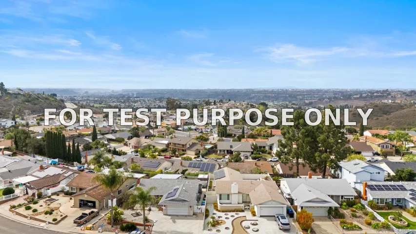 Demo/Test Data 7320 Park Ridge Blvd Unit 216, San Diego, Ca 92120