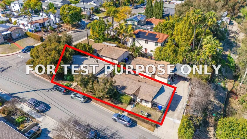 Demo/Test Data 3606-3612 Maple St, San Diego, Ca 92104
