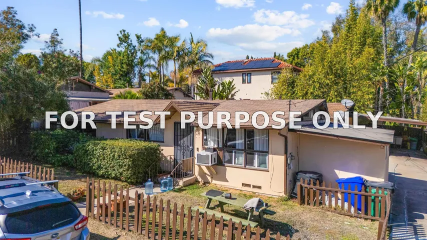 Demo/Test Data 3606-3612 Maple St, San Diego, Ca 92104