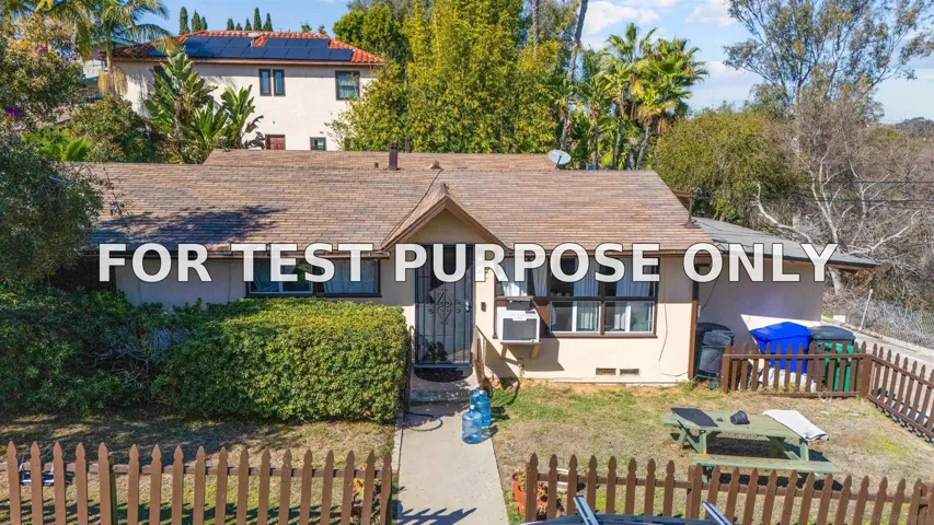 Demo/Test Data 3606-3612 Maple St, San Diego, Ca 92104