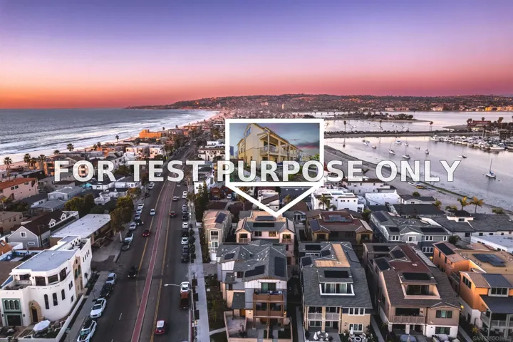 Demo/Test Data 811 Kennebeck Ct, San Diego, Ca 92109