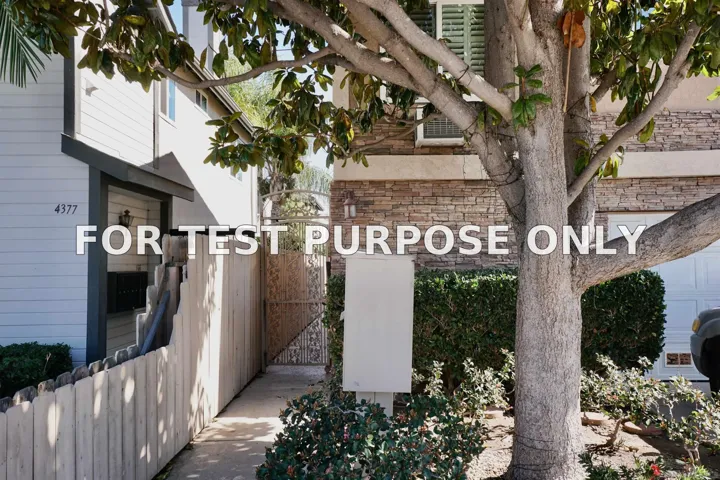 Demo/Test Data 4367 Idaho St Unit 8, San Diego, Ca 92104