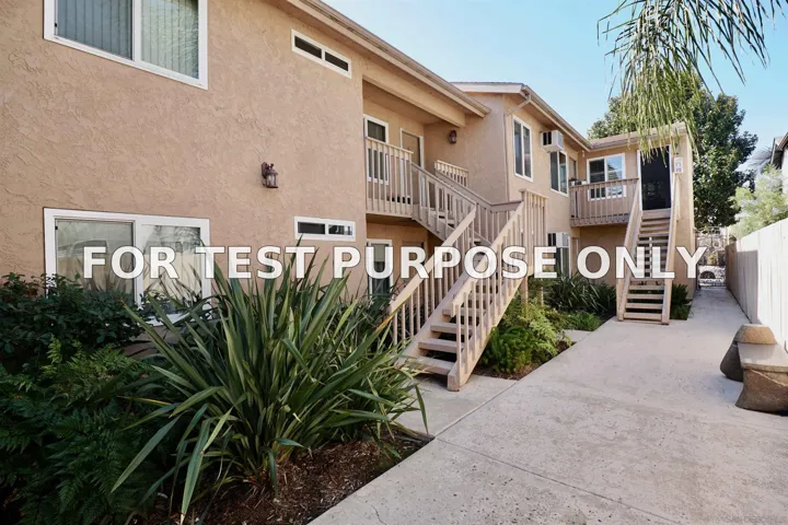 Demo/Test Data 4367 Idaho St Unit 8, San Diego, Ca 92104