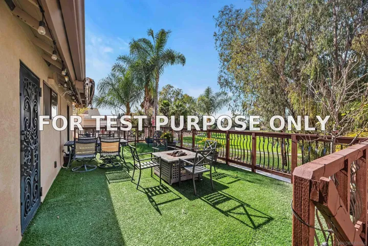 Demo/Test Data 13134 Cayote, San Diego, Ca 92129