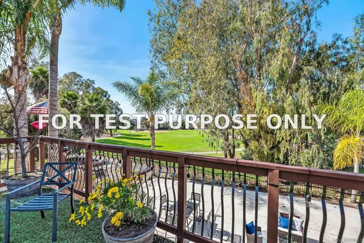 Demo/Test Data 13134 Cayote, San Diego, Ca 92129