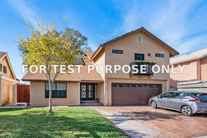 Demo/Test Data 13134 Cayote, San Diego, Ca 92129