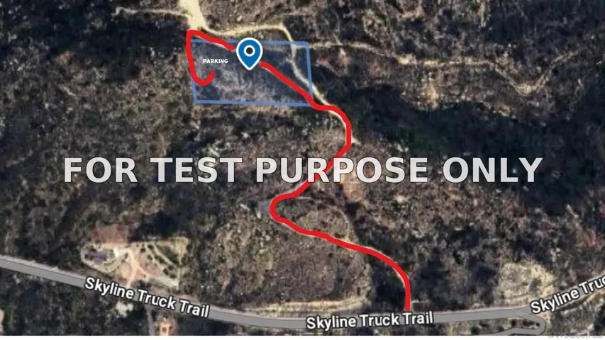 Demo/Test Data 15108 Skyline Truck Trl Unit 25, Jamul, Ca 91935