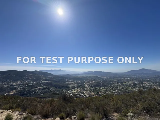 Demo/Test Data 15108 Skyline Truck Trl Unit 25, Jamul, Ca 91935