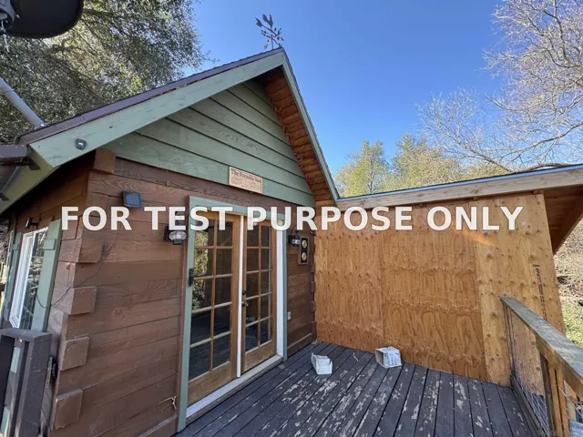 Demo/Test Data 26779 Old Highway 80, Descanso, Ca 91916