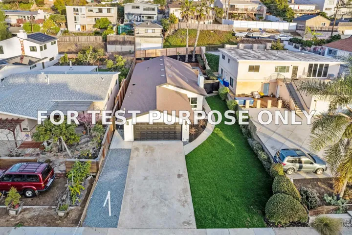 Demo/Test Data 2307 Galveston St., San Diego, Ca 92110