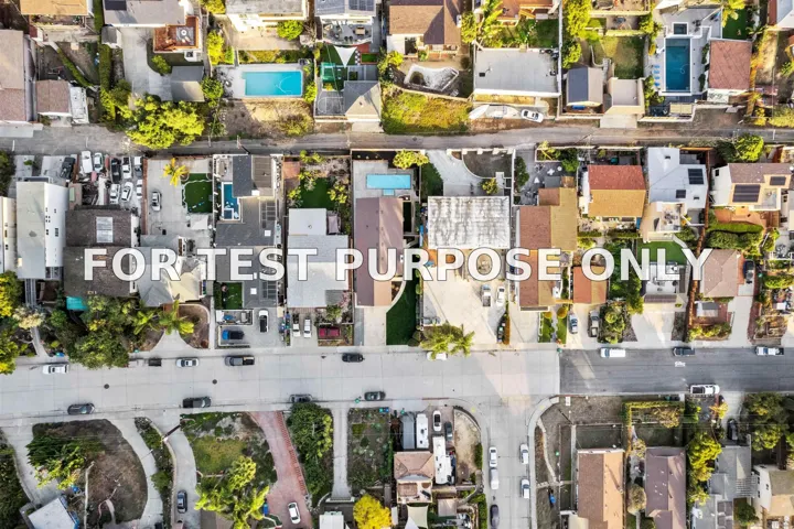 Demo/Test Data 2307 Galveston St., San Diego, Ca 92110
