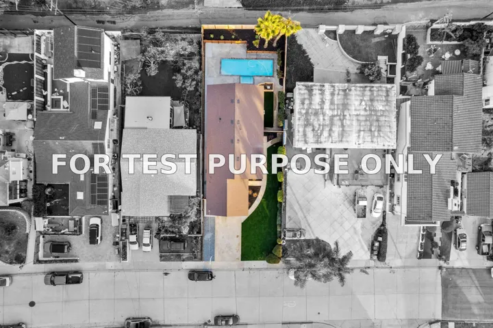 Demo/Test Data 2307 Galveston St., San Diego, Ca 92110