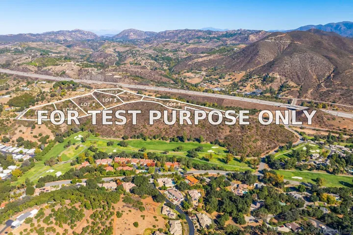 Demo/Test Data 0 Vista Valle Camino Unit #0, Fallbrook, Ca 92028