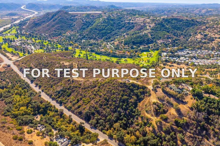 Demo/Test Data 0 Vista Valle Camino Unit #0, Fallbrook, Ca 92028
