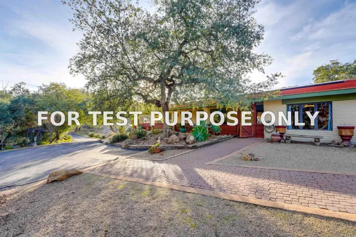 Demo/Test Data 20320 Deerhorn Valley Road, Jamul, Ca 91935