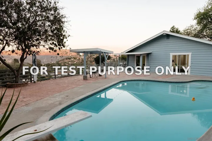 Demo/Test Data 11774 Rocoso Rd, Lakeside, Ca 92040