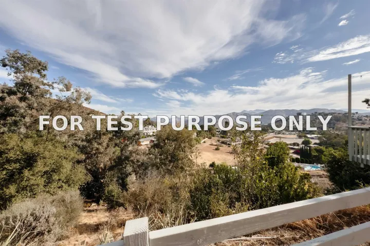 Demo/Test Data 11774 Rocoso Rd, Lakeside, Ca 92040