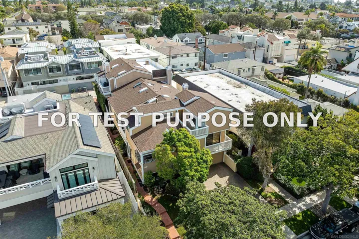 Demo/Test Data 719 F Avenue Unit C, Coronado, Ca 92118