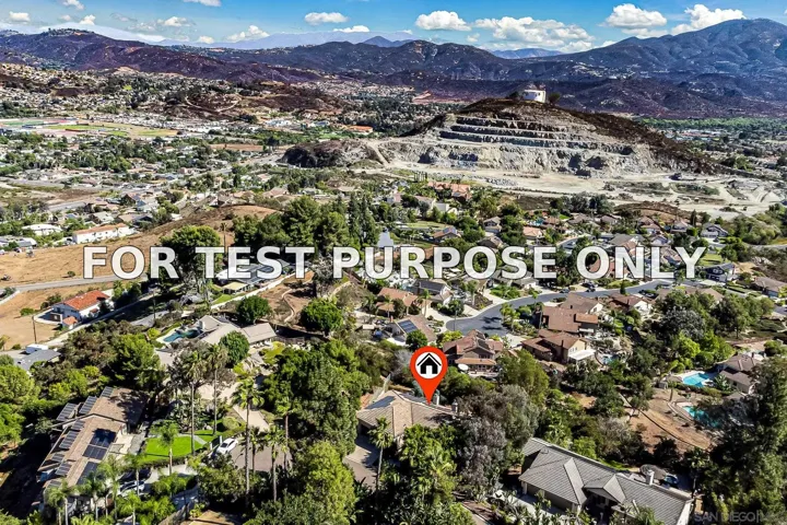 Demo/Test Data 1574 Shadow Knolls Dr, El Cajon, Ca 92020