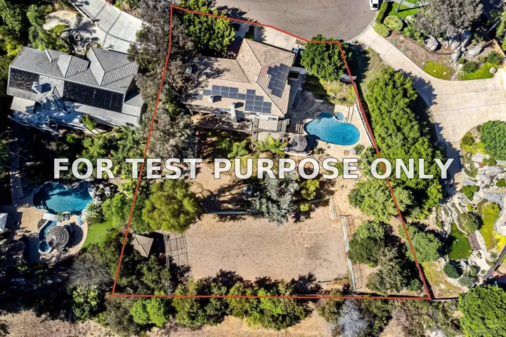 Demo/Test Data 1574 Shadow Knolls Dr, El Cajon, Ca 92020