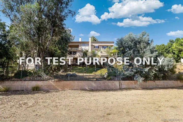 Demo/Test Data 1574 Shadow Knolls Dr, El Cajon, Ca 92020