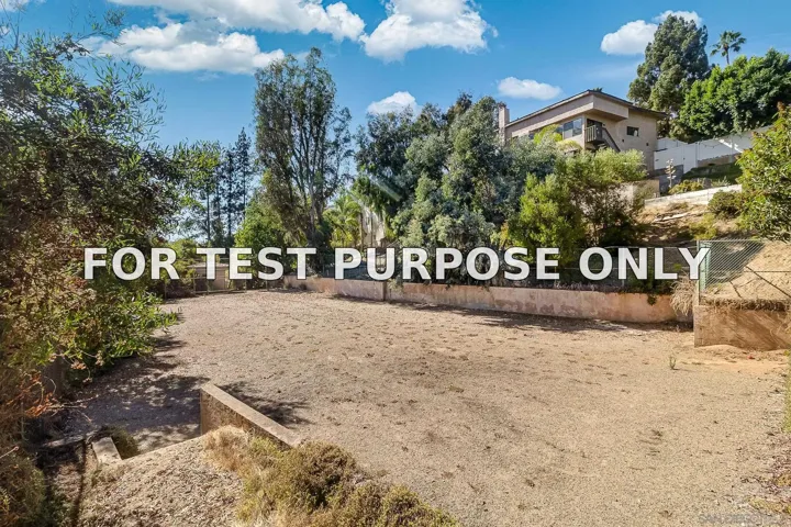 Demo/Test Data 1574 Shadow Knolls Dr, El Cajon, Ca 92020