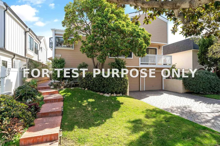 Demo/Test Data 719 F Avenue Unit C, Coronado, Ca 92118
