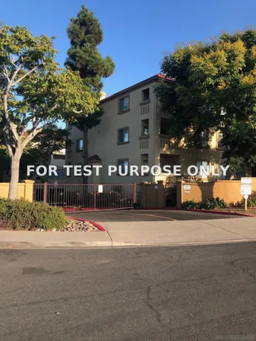 Demo/Test Data 2037 Burton St Unit 43, San Diego, Ca 92111