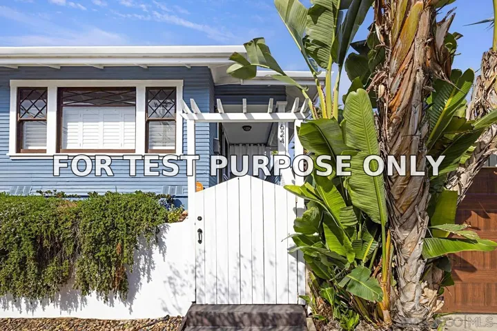 Demo/Test Data 1624 Robinson Ave, San Diego, Ca 92101