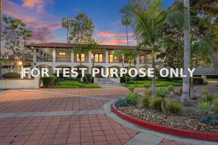 Demo/Test Data 10737 San Diego Mission Rd Unit 314, San Diego, Ca 92108