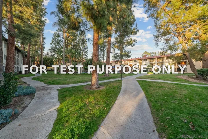 Demo/Test Data 10737 San Diego Mission Rd Unit 314, San Diego, Ca 92108