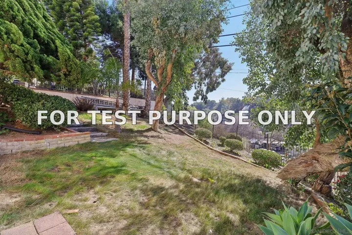 Demo/Test Data 4770 Jellett St, San Diego, Ca 92110