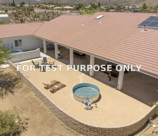 Demo/Test Data 9255 Del Monte Avenue, Yucca Valley, Ca 92284