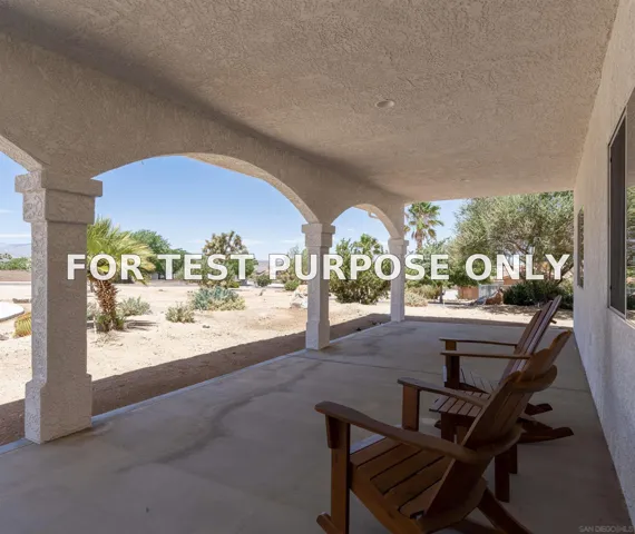 Demo/Test Data 9255 Del Monte Avenue, Yucca Valley, Ca 92284